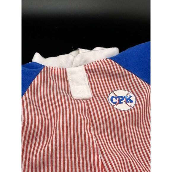 2006 Play Along Cabbage Patch Kid Babies Baseball Red White Striped Romper VHTF - Picture 3 of 14